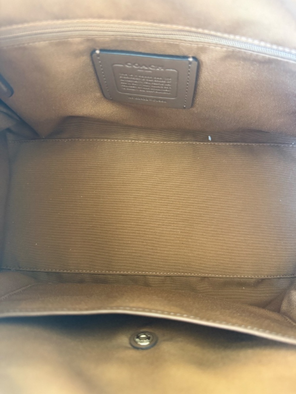 Rowan Large Satchel Bag In Signature Leather - Oat - Picture 3 of 5